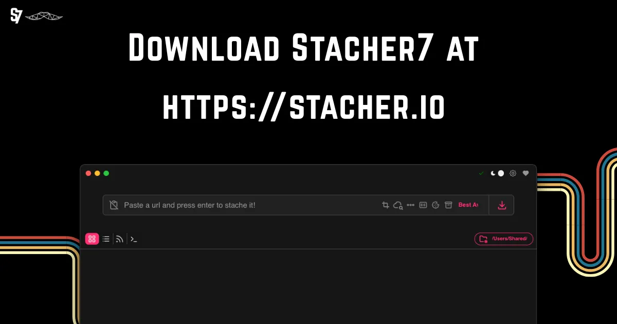 Stacher app interface